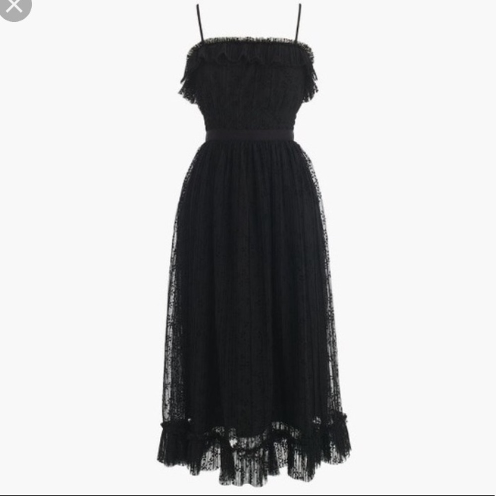 J Crew Black Dress NWT 8P
